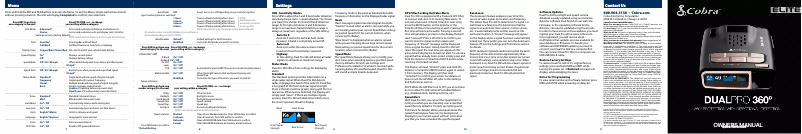 Página nº 1 - Manual de usuario Cobra DUALPRO 360°