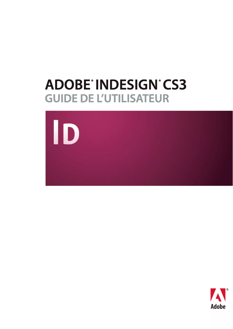 Página 1 del manual Manual de usuario Adobe InDesign CS3