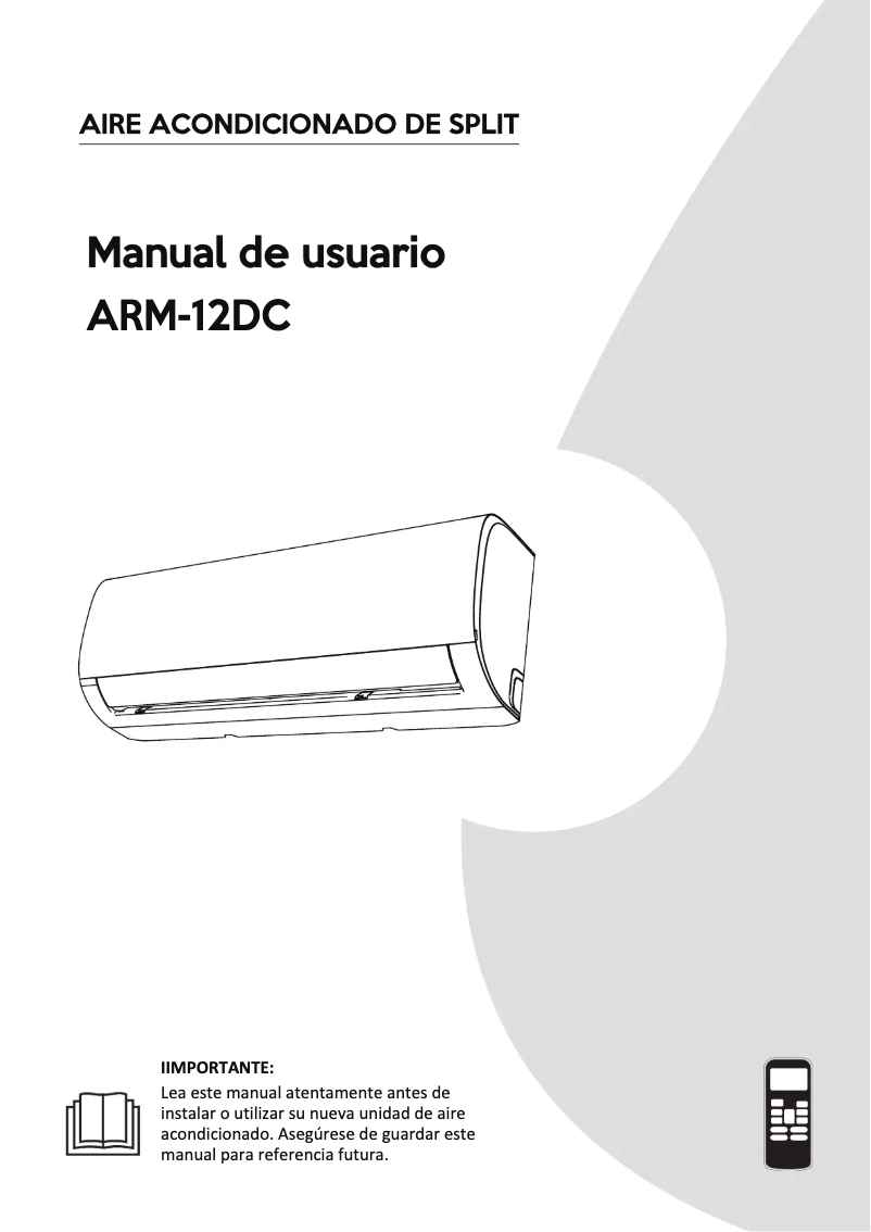 Imagen de la primera página del manual del dispositivo ARM12-DC