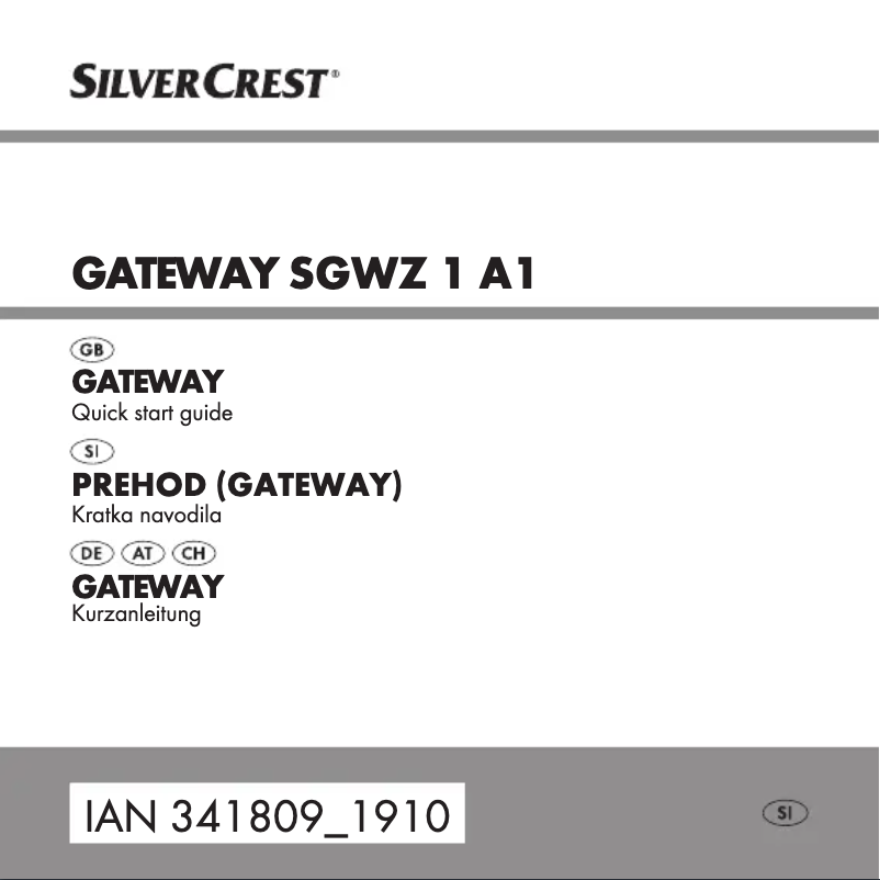 Imagen de la primera página del manual del dispositivo SGWZ 1 A1