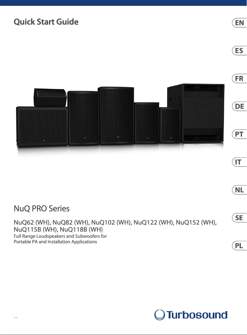 Imagen de la primera página del manual del dispositivo NuQ118B