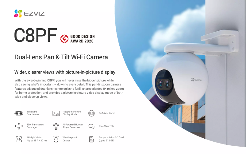 Imagen de la primera página del manual del dispositivo C8PF