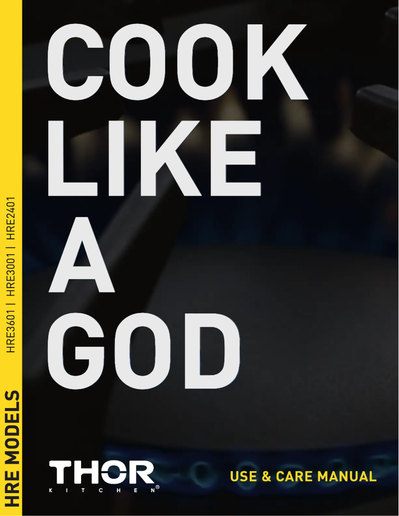 Imagen de la primera página del manual del dispositivo HRE3001