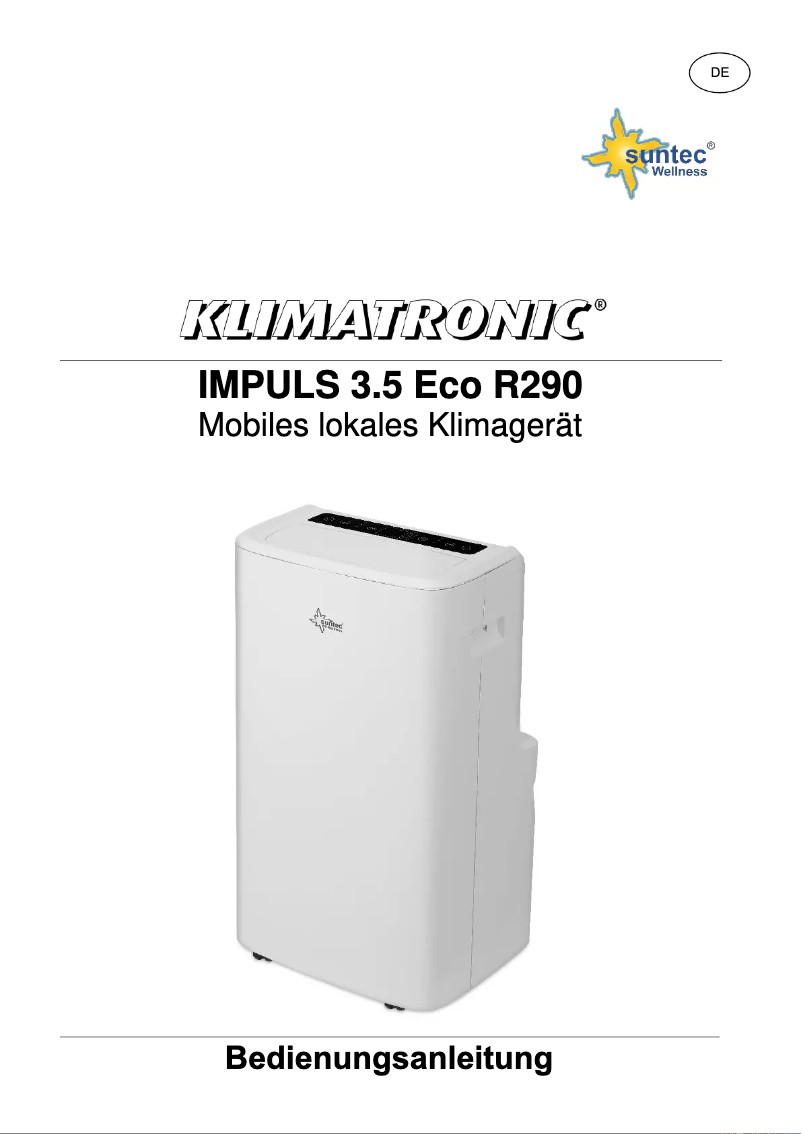 Página 1 del manual Manual de usuario Suntec Klimatronic Impuls 3.5 Eco R290