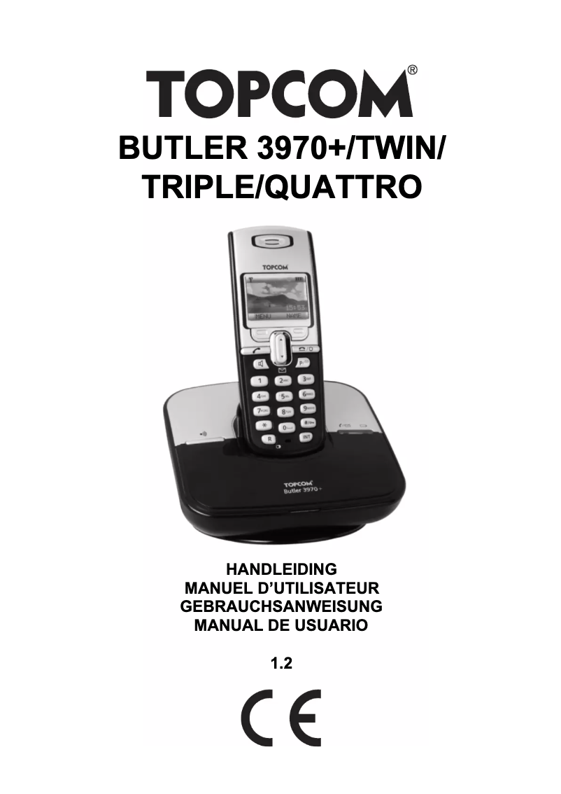 Imagen de la primera página del manual del dispositivo Butler 3970 Plus