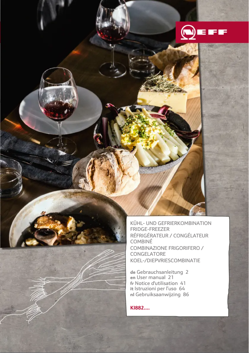 Página nº 1 - Manual de uso y mantenimiento Neff KI8826D30