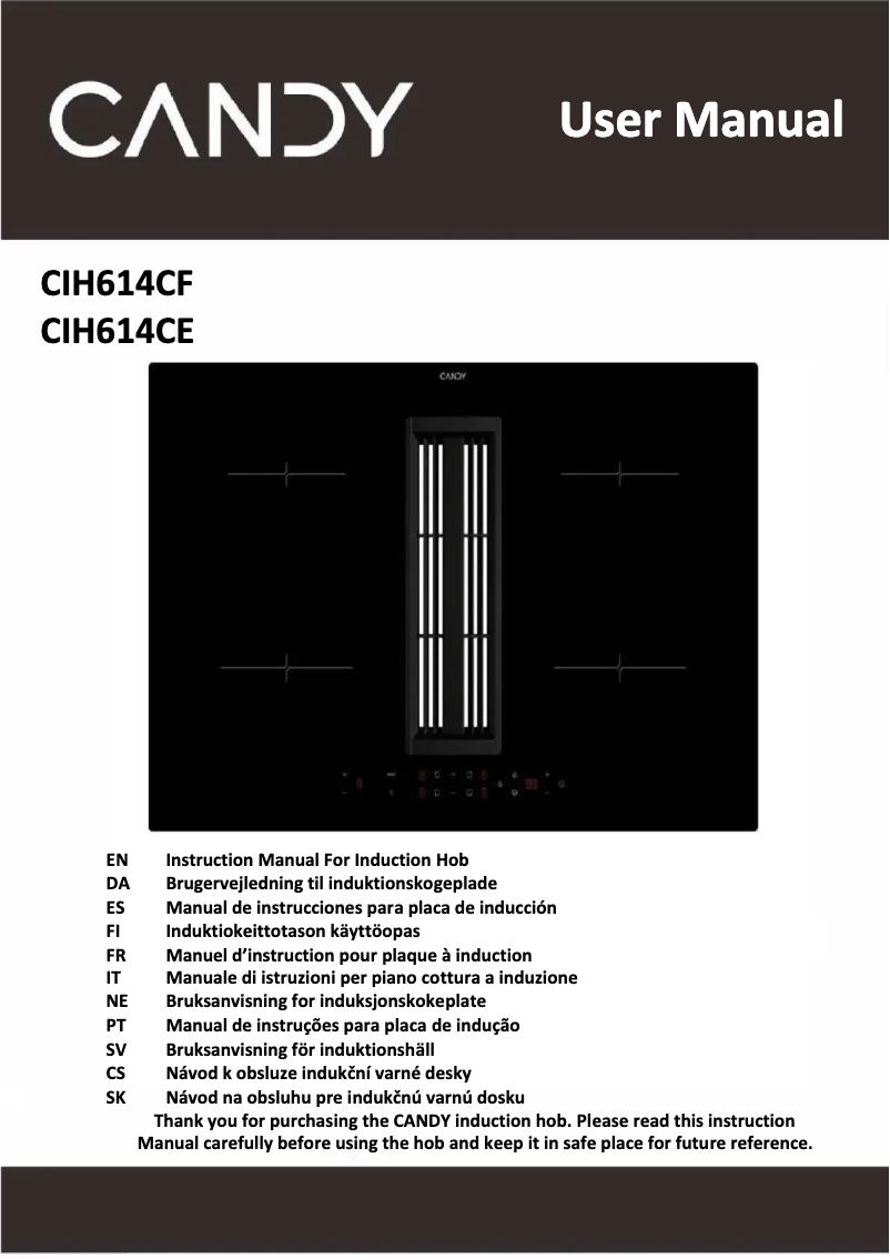 Imagen de la primera página del manual del dispositivo CIH6I4CF