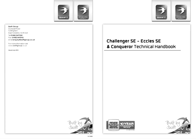 Página 1 del manual Manual de usuario Swift Challenger SE (2015)