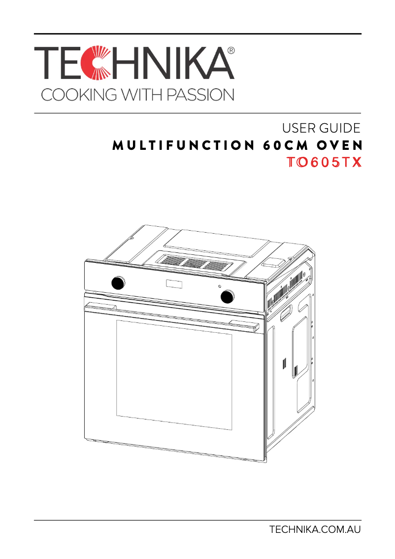Página 1 del manual Manual de usuario Technika TO605TX