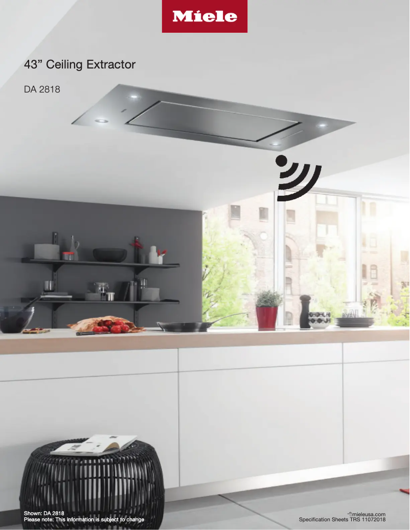 Imagen de la primera página del manual del dispositivo DA 2818