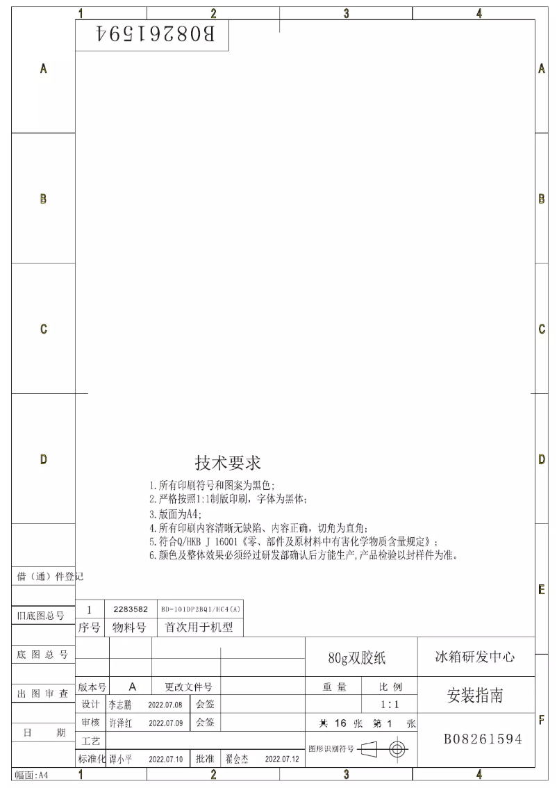 Página 1 del manual Guía de instalación Atag KU2590C