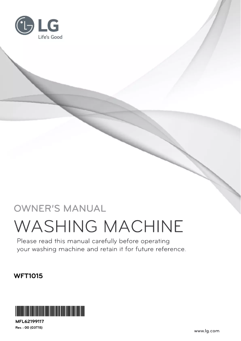 Página 1 del manual Manual de usuario LG WFT1015
