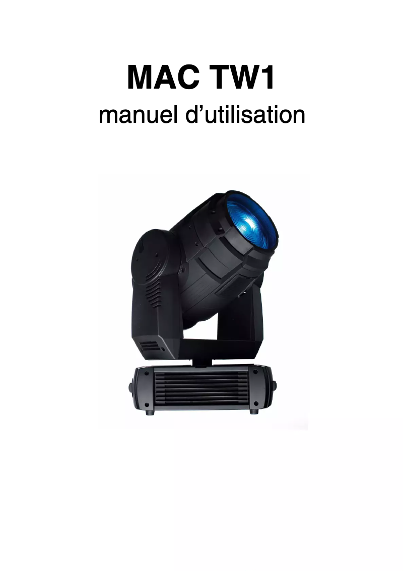 Página 1 del manual Manual de usuario Martin MAC TW1