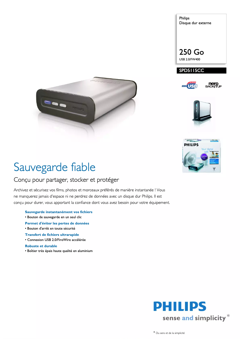 Imagen de la primera página del manual del dispositivo SPD5115CC