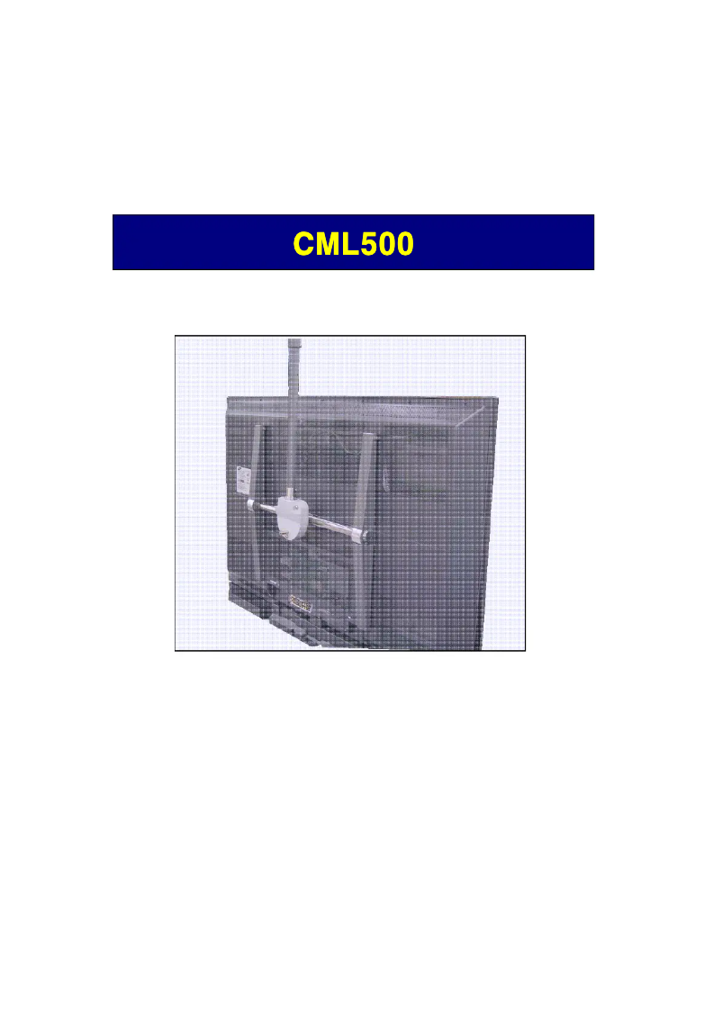 Imagen de la primera página del manual del dispositivo CML500D