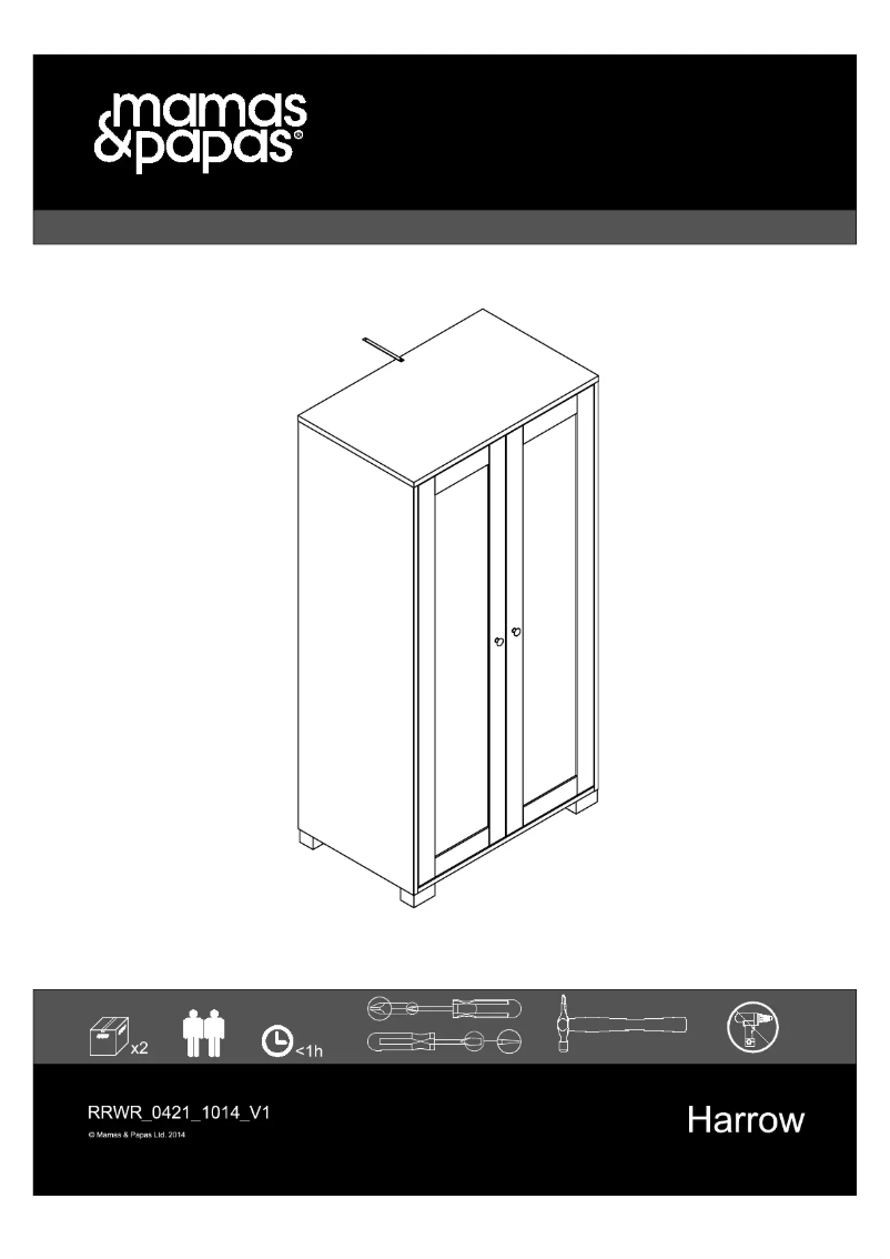 Página 1 del manual Manual de usuario Mamas & Papas Harrow