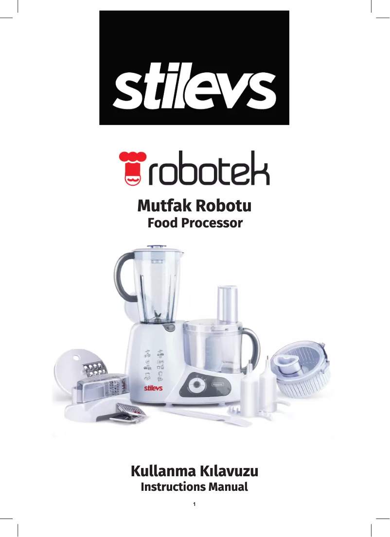 Imagen de la primera página del manual del dispositivo Robotek