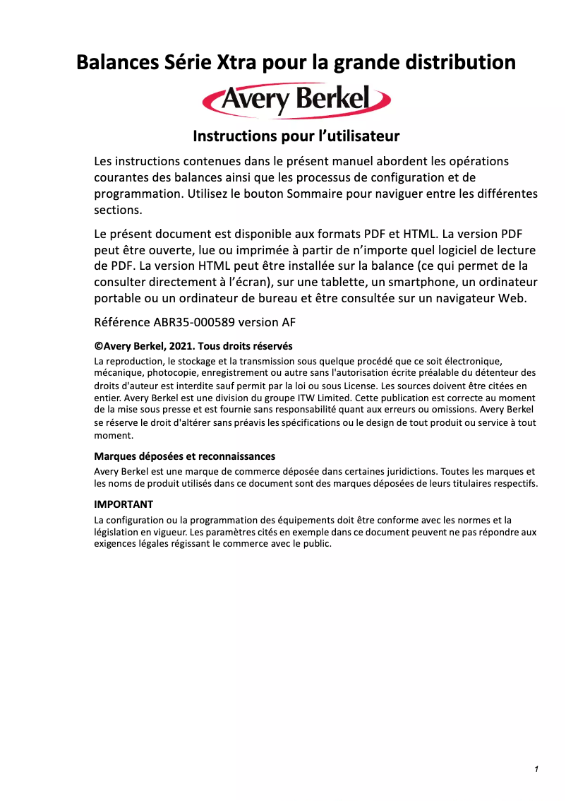 Imagen de la primera página del manual del dispositivo XTi200