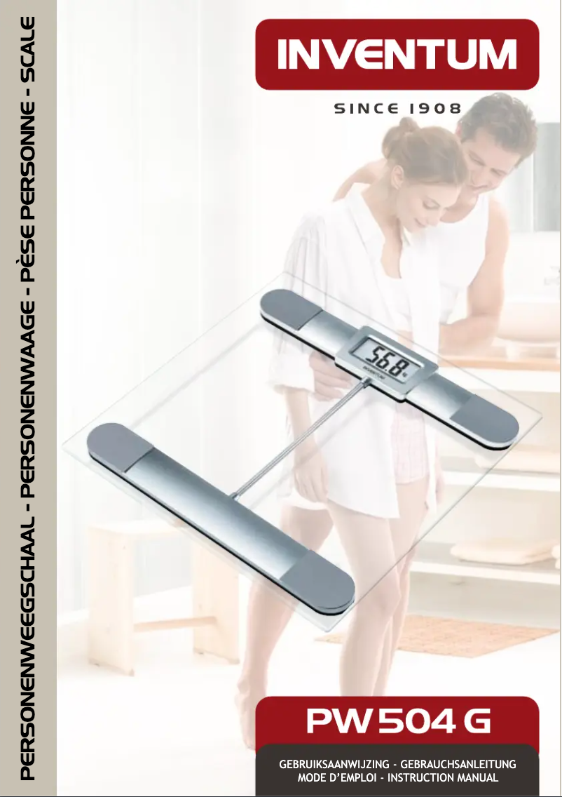 Imagen de la primera página del manual del dispositivo PW504G