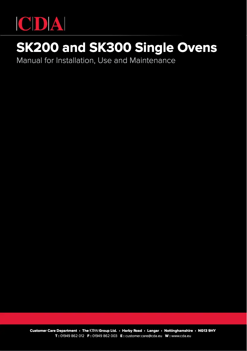 Imagen de la primera página del manual del dispositivo SK200