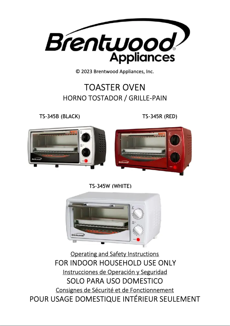 Imagen de la primera página del manual del dispositivo TS-345B