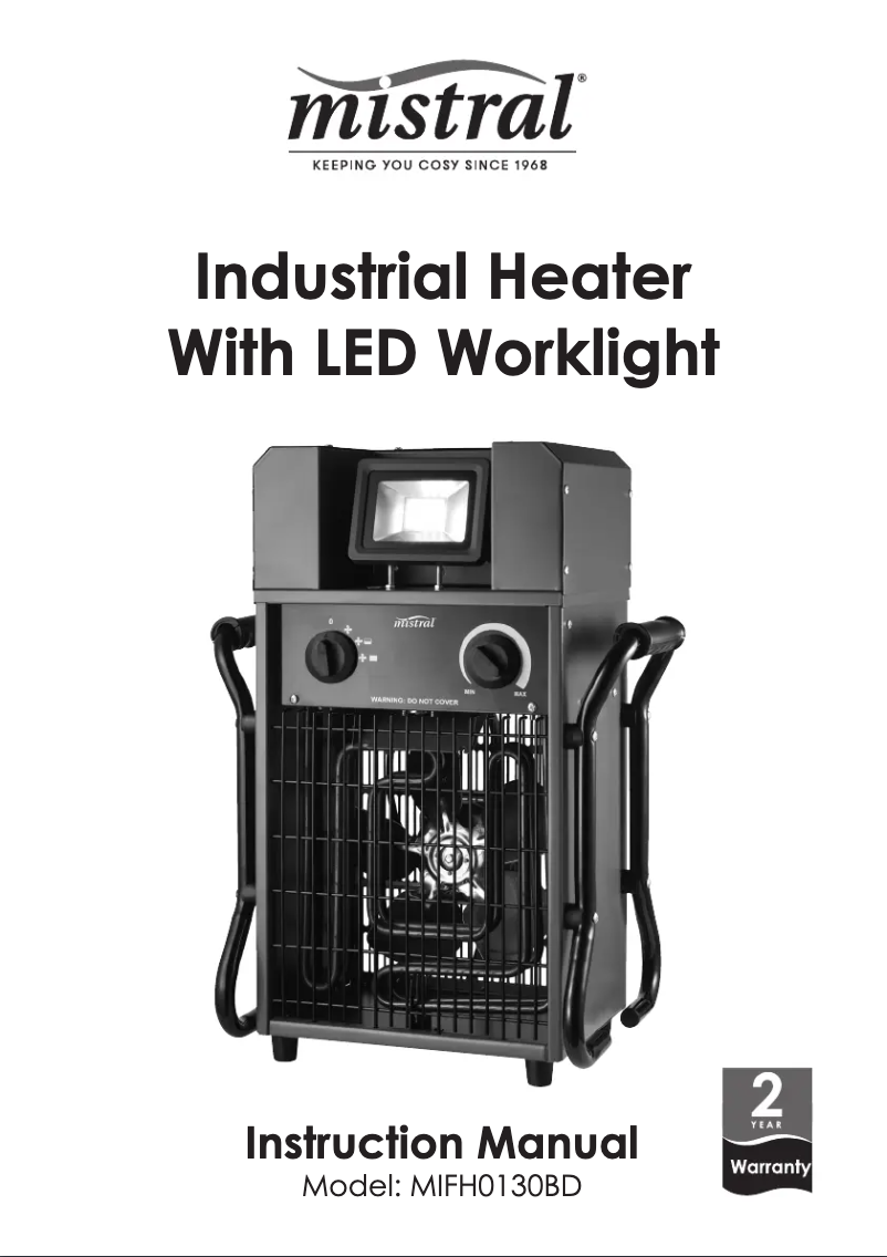 Imagen de la primera página del manual del dispositivo MIFH0130BDA
