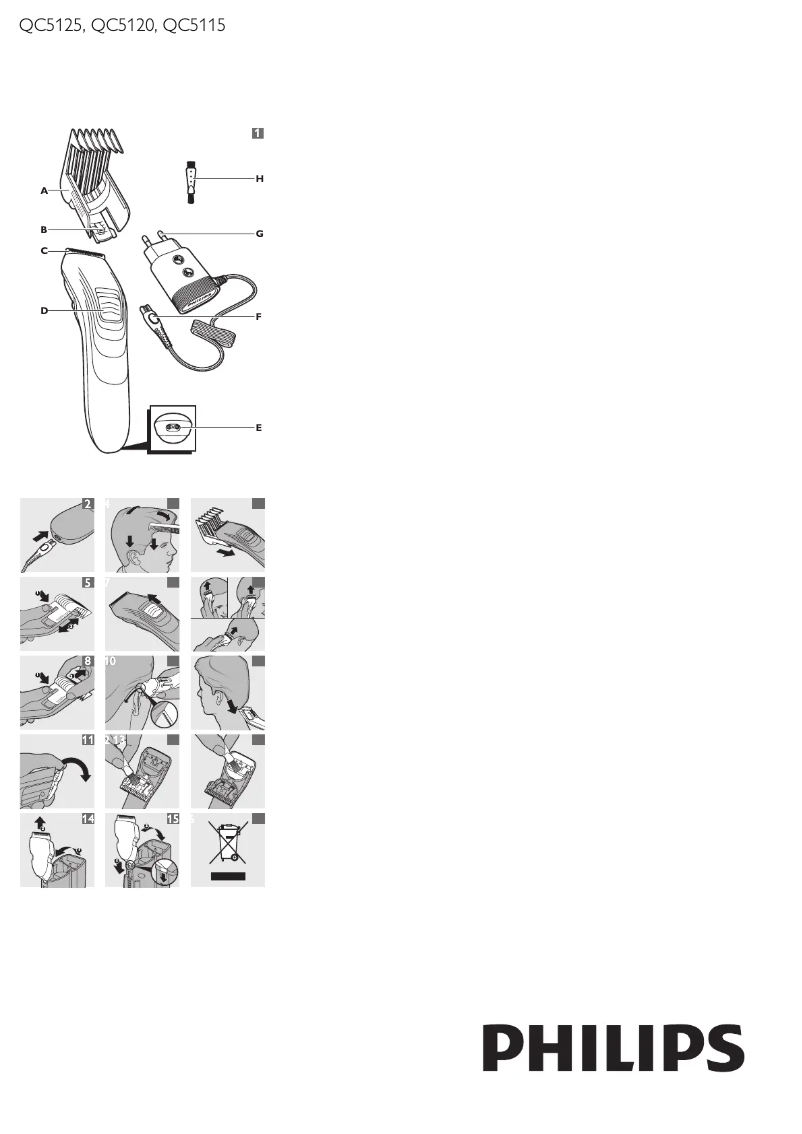 Imagen de la primera página del manual del dispositivo QC5115