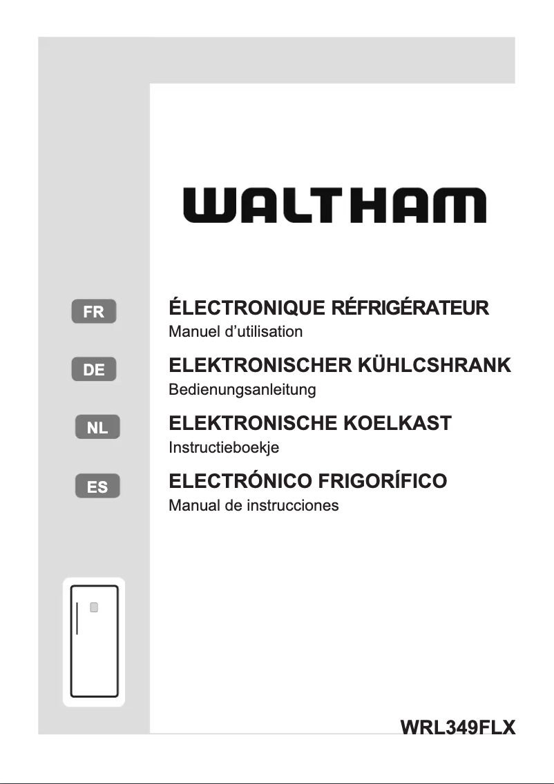 Página 1 del manual Manual de usuario Waltham WRL349FLX