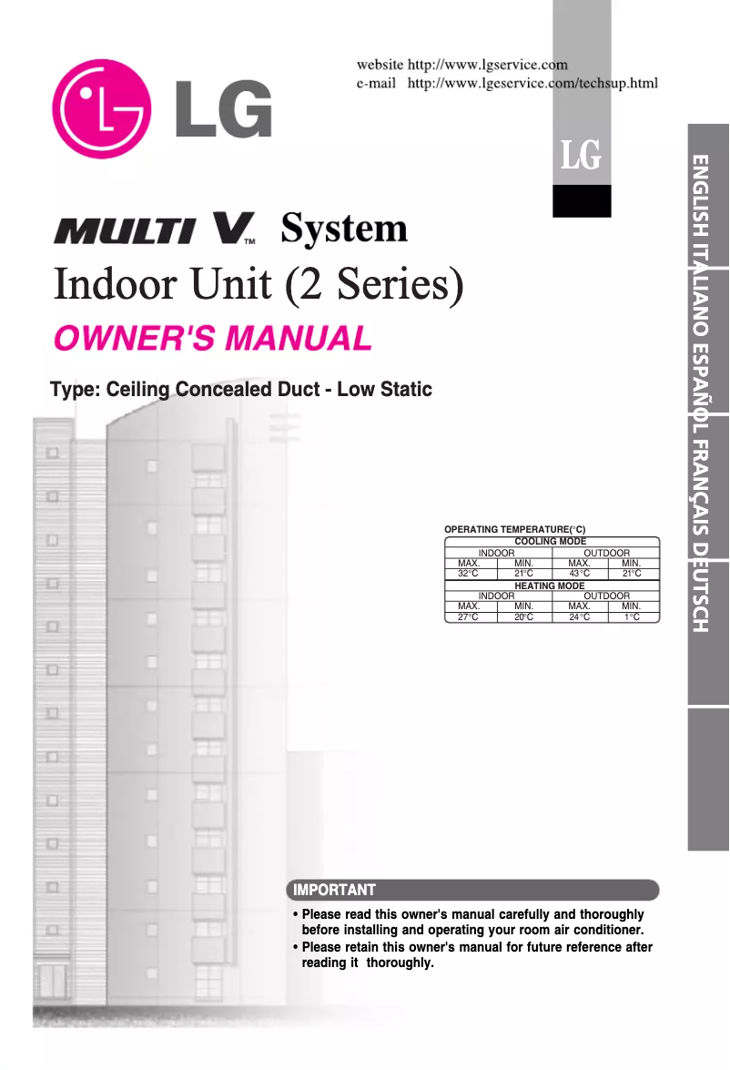 Imagen de la primera página del manual del dispositivo ARNU24GB2G2