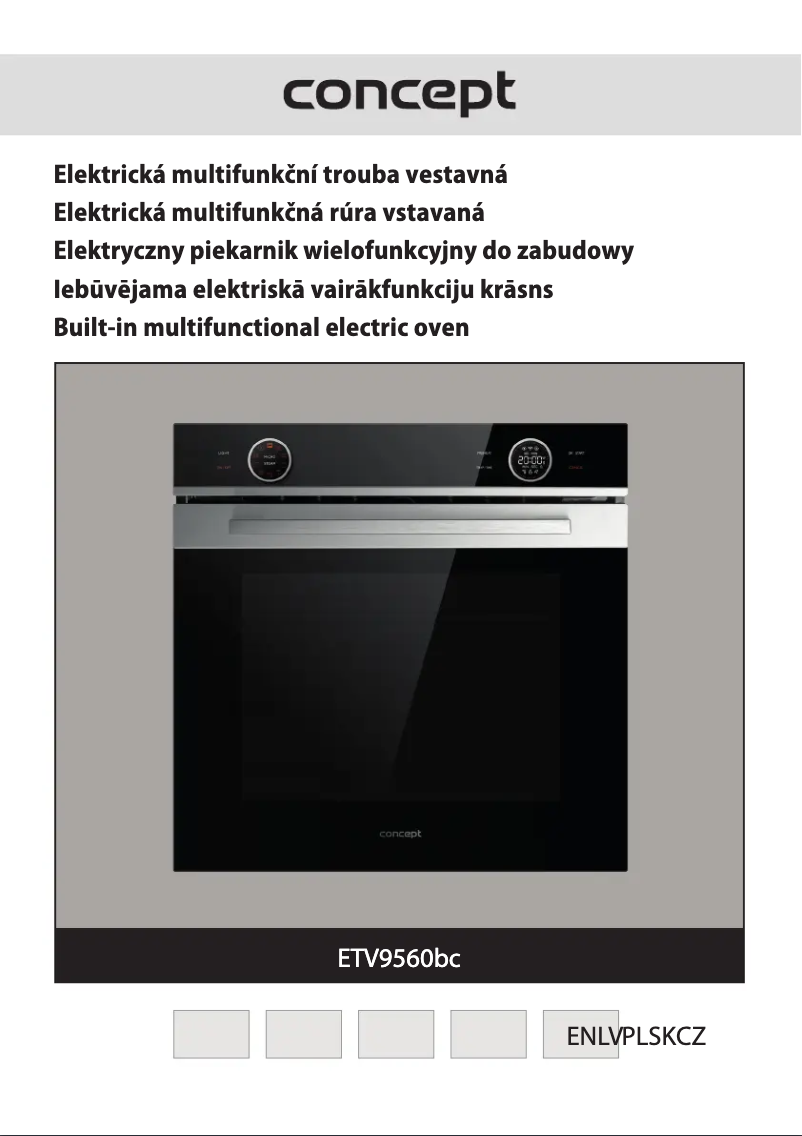 Imagen de la primera página del manual del dispositivo ETV9560BC