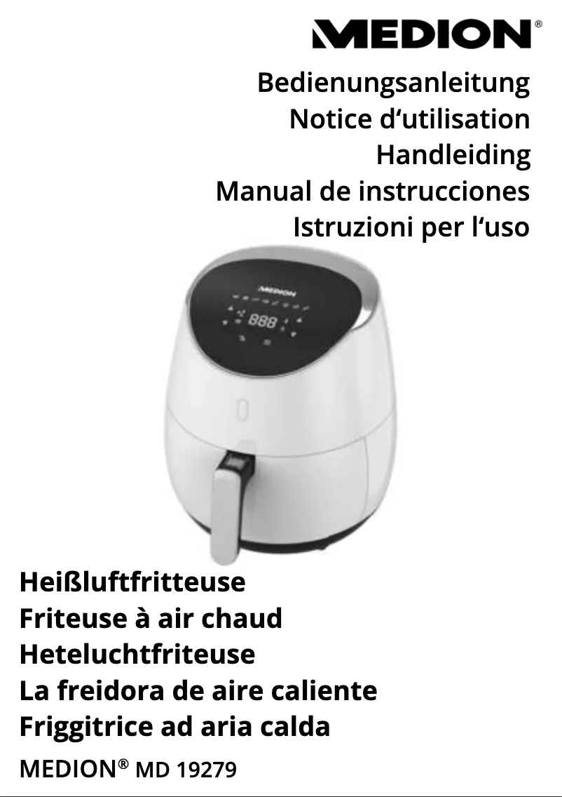 Imagen de la primera página del manual del dispositivo MD 19279