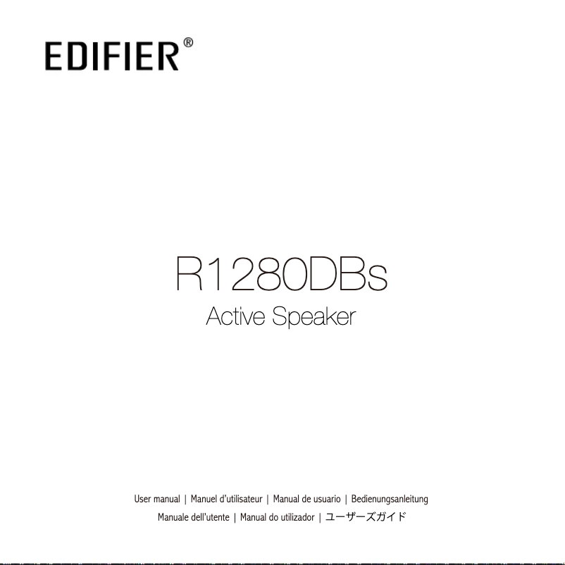 Imagen de la primera página del manual del dispositivo R1280DBs
