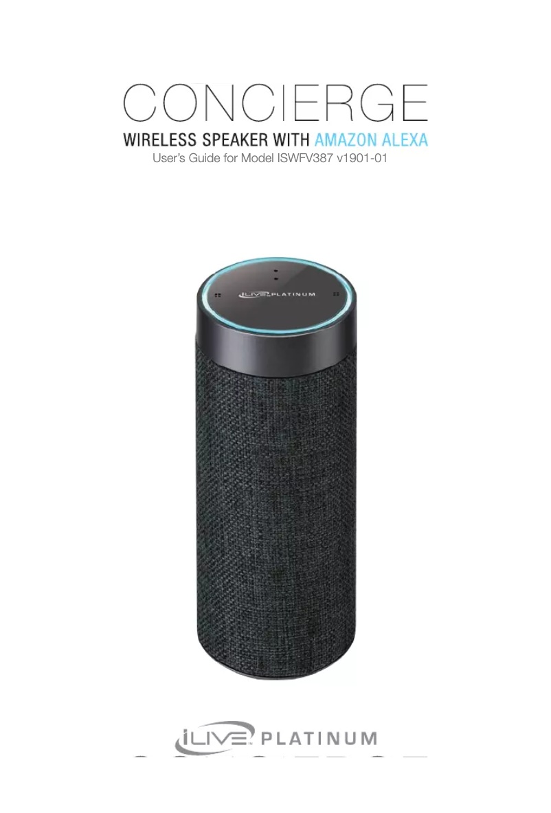 Imagen de la primera página del manual del dispositivo Platinum ISWFV387
