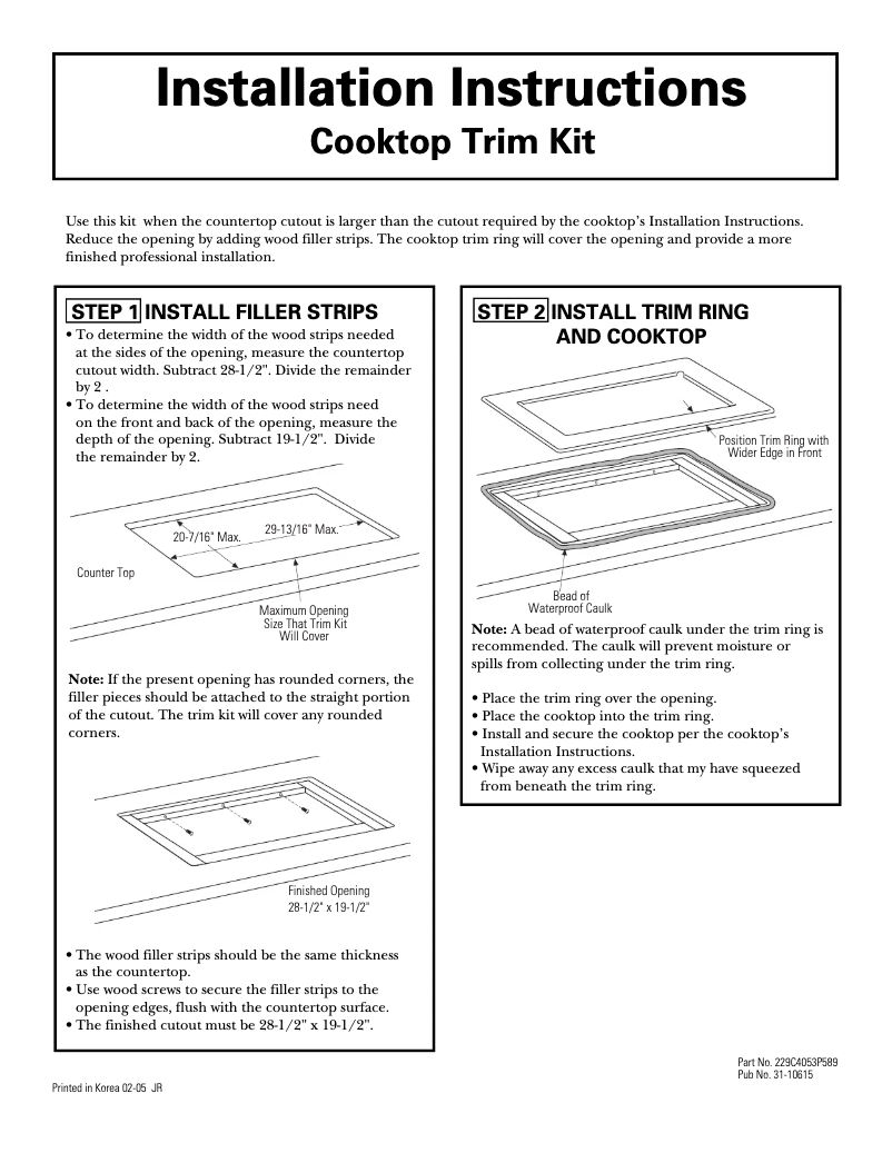 Página 1 del manual Manual de usuario GE JXTR32C