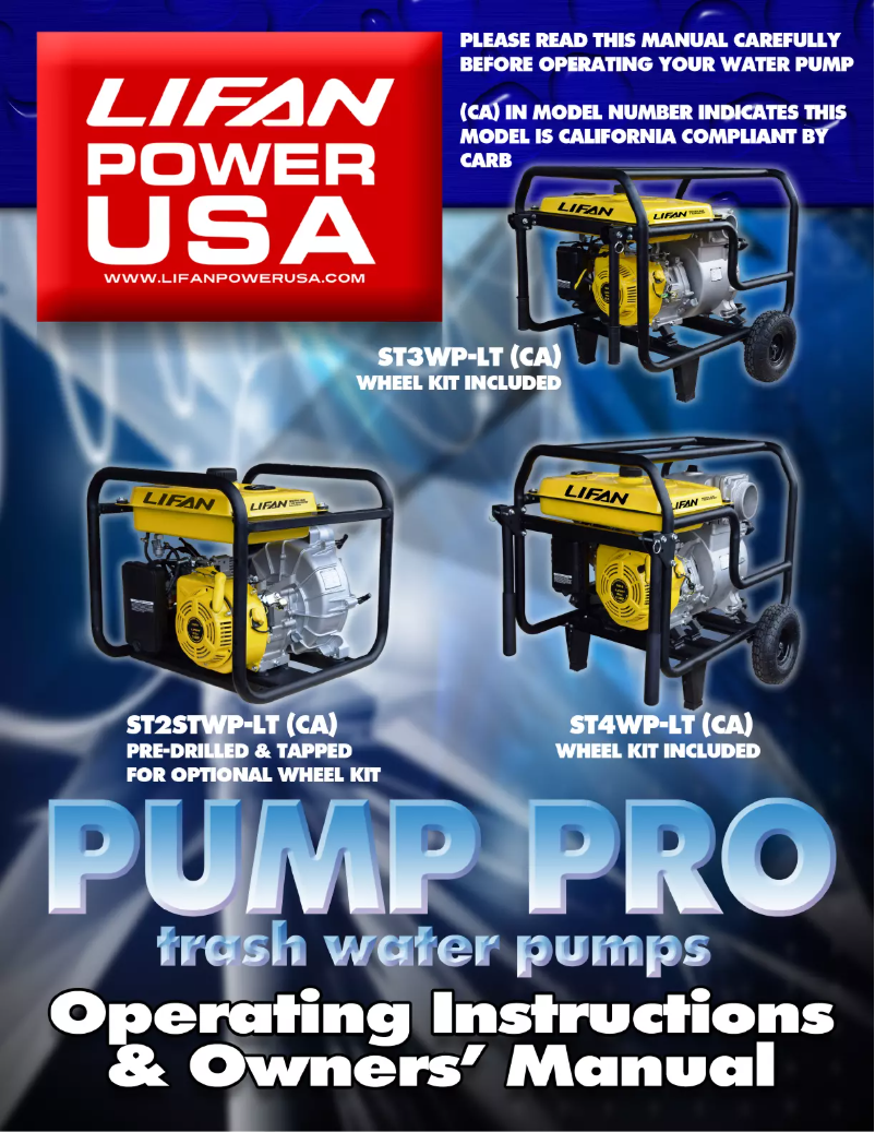 Imagen de la primera página del manual del dispositivo ST2STWP-LT