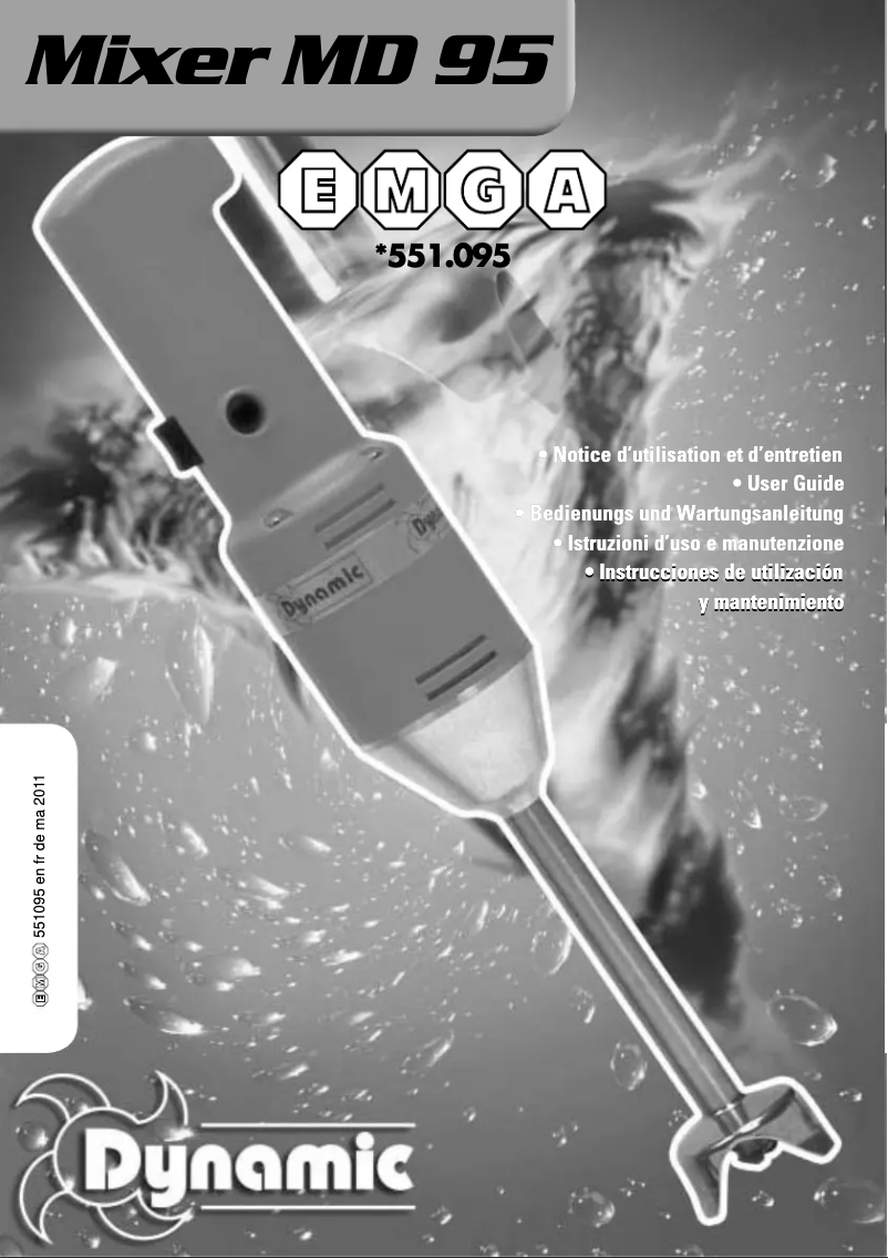 Imagen de la primera página del manual del dispositivo 551095