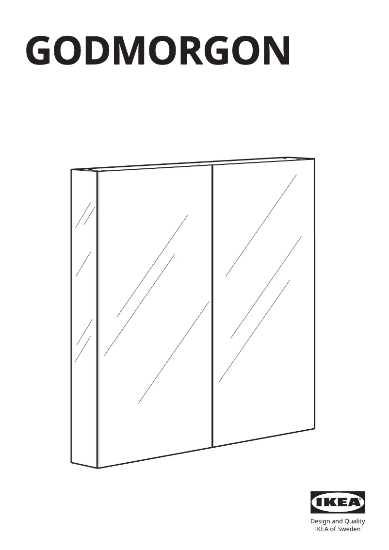 Página 1 del manual Manual de usuario Ikea GODMORGON 603.043.53