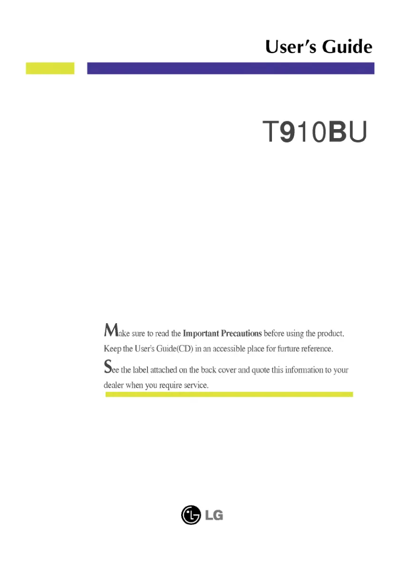 Imagen de la primera página del manual del dispositivo T910BU