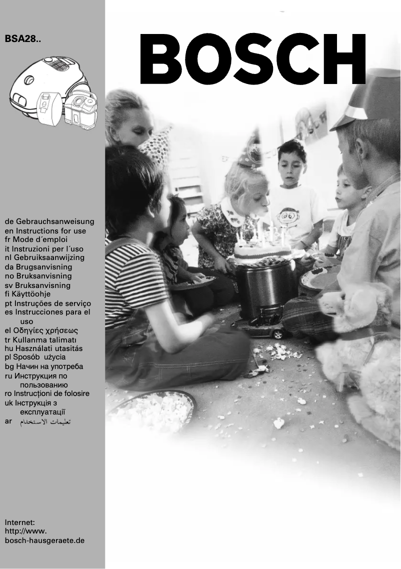 Imagen de la primera página del manual del dispositivo Sphera 28 BSA 2800