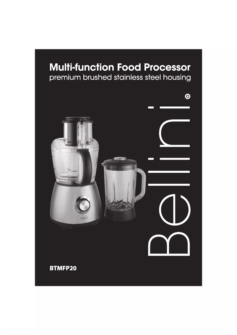 Página 1 del manual Manual de usuario Bellini BTMFP20