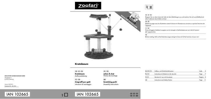 Imagen de la primera página del manual del dispositivo IAN 102665