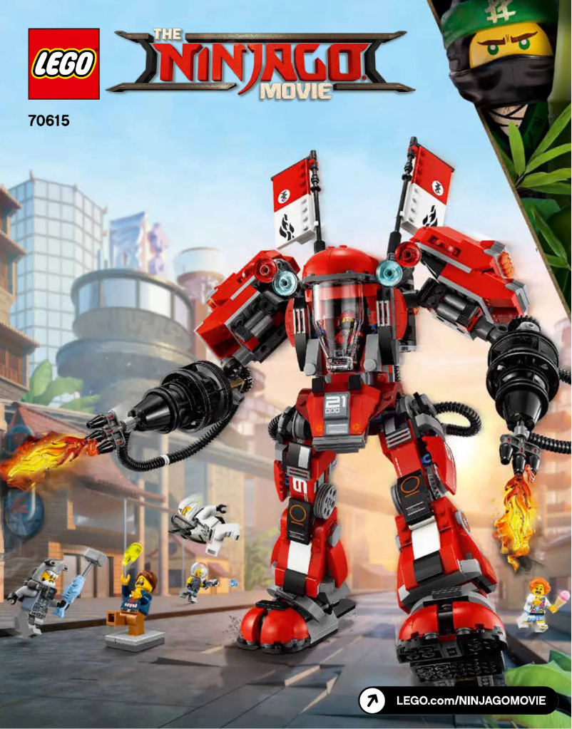 Imagen de la primera página del manual del dispositivo The Ninjago Movie 70615