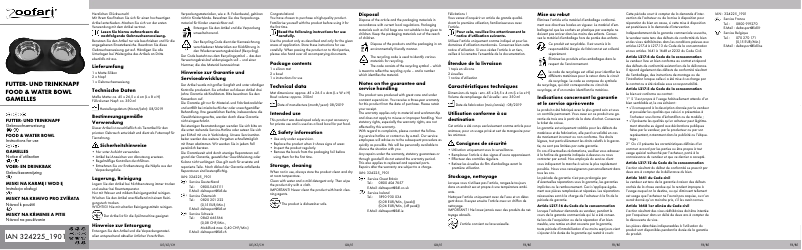 Imagen de la primera página del manual del dispositivo IAN 324225