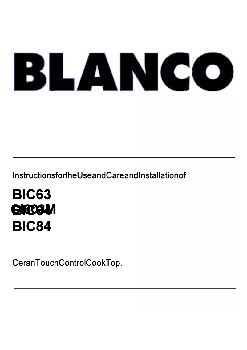 Imagen de la primera página del manual del dispositivo CI603M