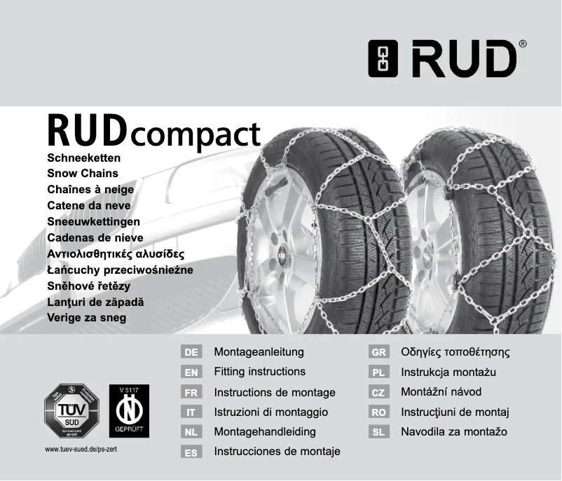 Imagen de la primera página del manual del dispositivo RUDcompact GRIP 4015
