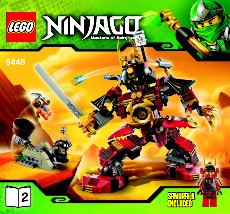 Página 1 del manual Manual de usuario Lego Ninjago 9448