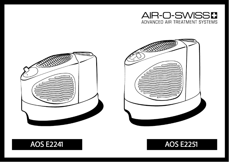 Página 1 del manual Manual de usuario Air-O-Swiss AOS E2241