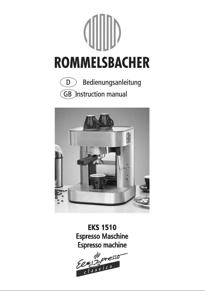 Página nº 1 - Manual de usuario Rommelsbacher EKS 1510
