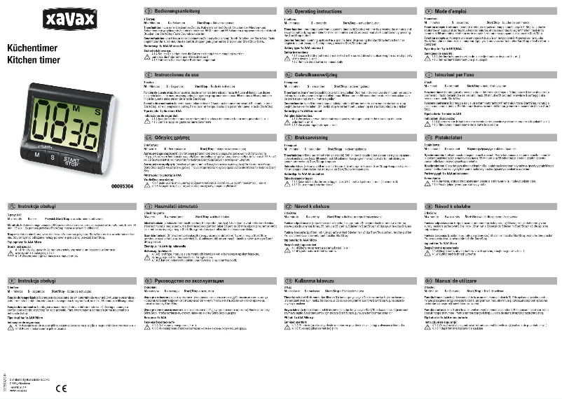 Imagen de la primera página del manual del dispositivo Countdown