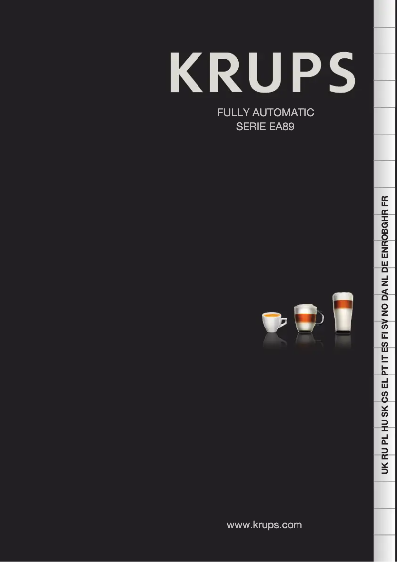 Página 1 del manual Manual de usuario Krups Evidence EA8901